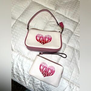 Mini Coach handbag w/ wallet